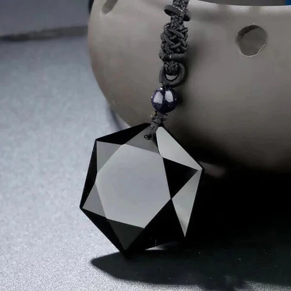 OBSIDIAN SELF PROTECTION NECKLACE